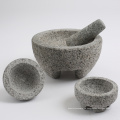 натуральный камень Granite Molcajete 3 ножки